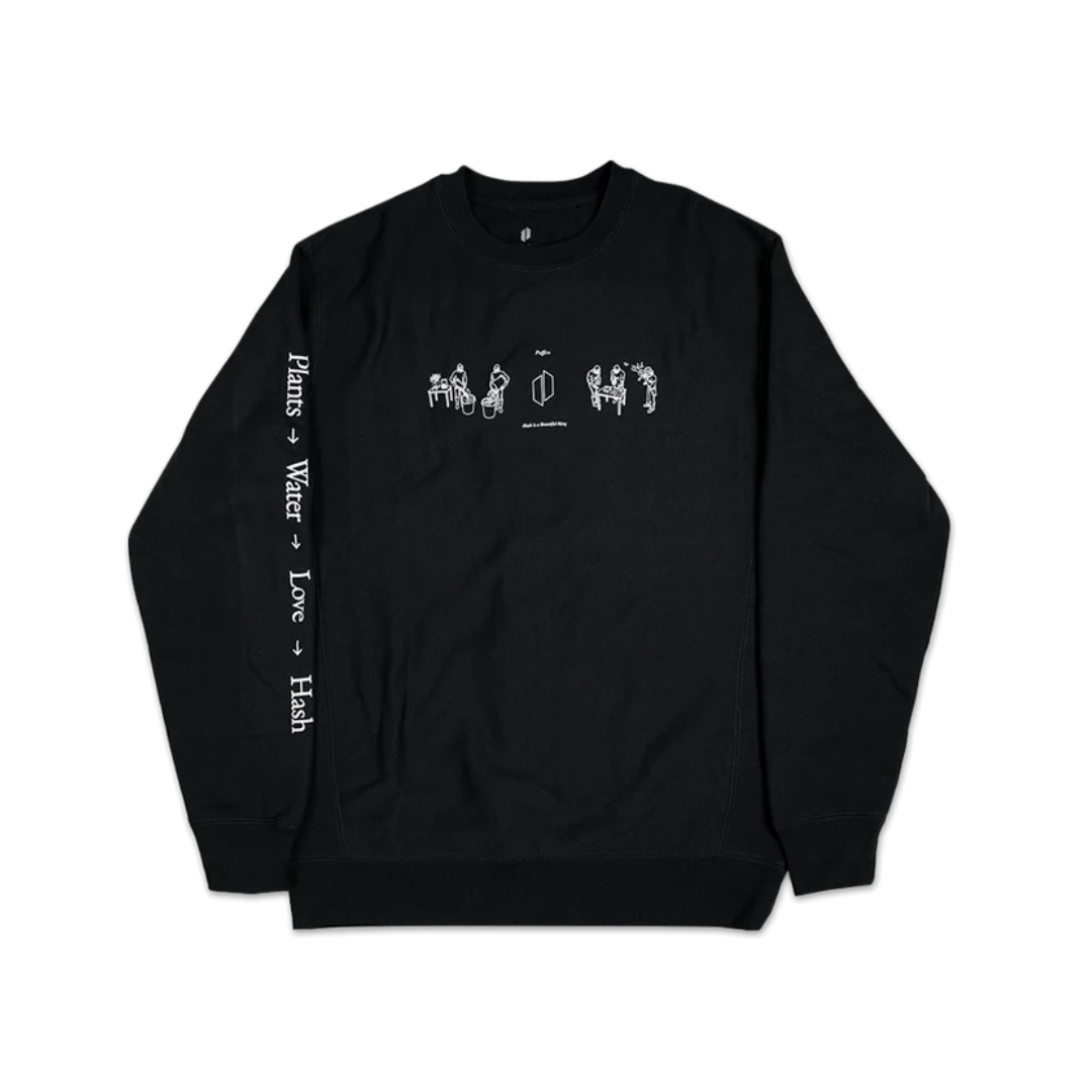 Water Hash Crewneck Sweater