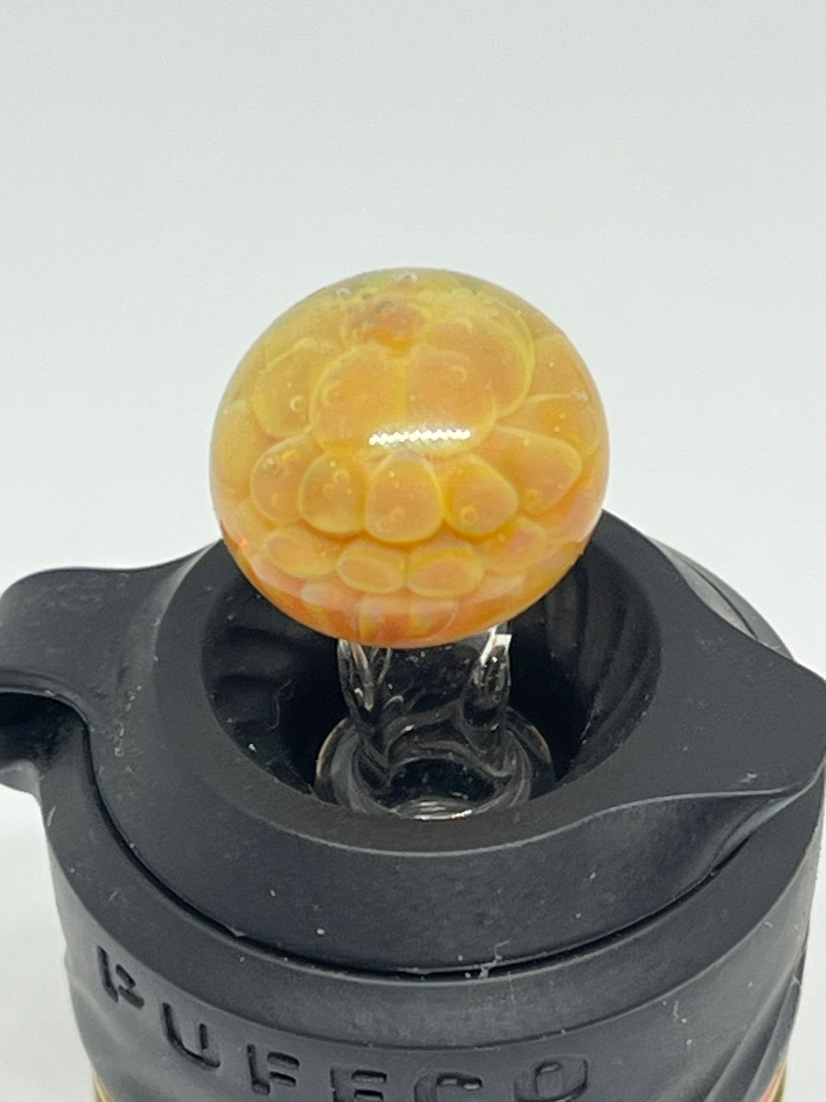 Pufflab Scarlet Vision Joystick Carb Cap Laranja para Puffco Muse — Puff Suite Brasil