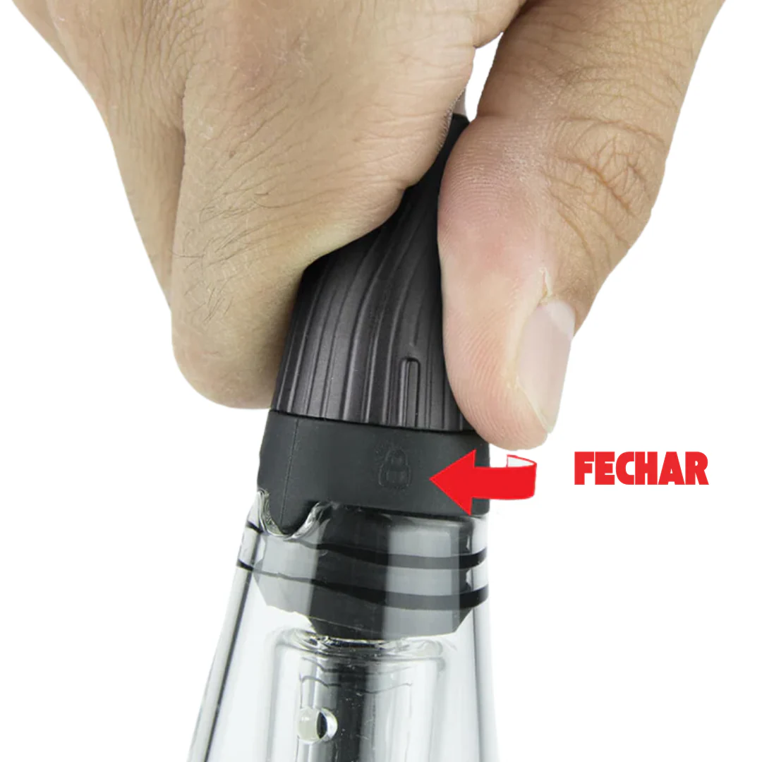 Puffco Peak Pro Travel Glass — Vidro com Trava de Água para Viagem | Puff Suite