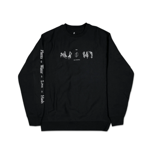 Water Hash Crewneck Sweater