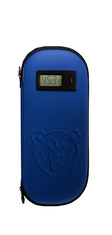 Polar Pack Bear Quartz — case preto com termômetro digital para vaporizador!