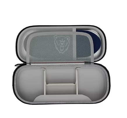 Polar Pack Bear Quartz — case preto com termômetro digital para vaporizador
