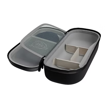 Polar Pack Bear Quartz — case preto com termômetro digital para vaporizador