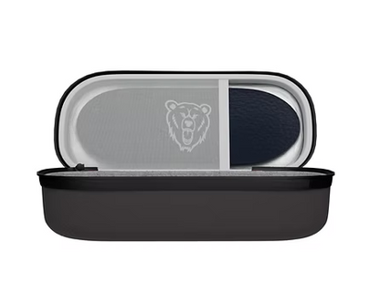 Polar Pack Bear Quartz — case preto com termômetro digital para vaporizador