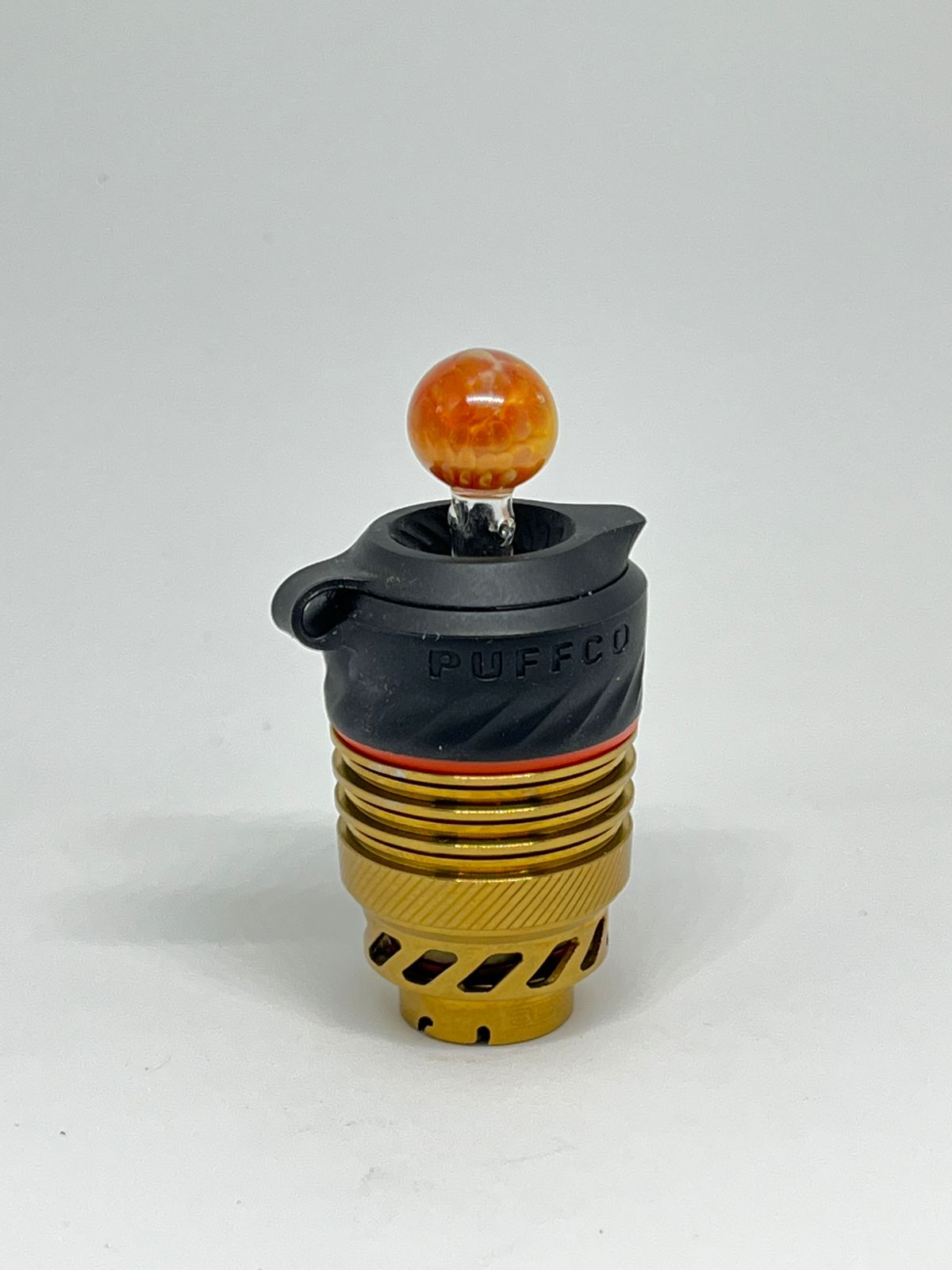 Pufflab Phoenix Orb Joystick Carb Cap Âmbar para Puffco Muse — Puff Suite Brasil