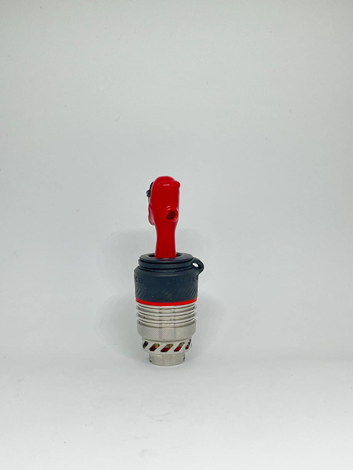 Pufflab Deadpool Ball Cap Artístico Vermelho e Preto para Puffco Muse — Puff Suite Brasil
