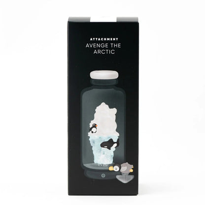 Puffco Peak Attachment - Avenge the Arctic — Vidro Handcrafted com UV Reactive + Glow in the Dark