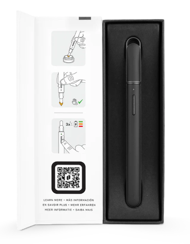 Puffco New Hot Knife ferramenta de aquecimento para concentrados — preto e branco