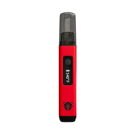 Bear Quartz Trio: Hot Knife Dab Temp Reader - Red - PUFF SUITE