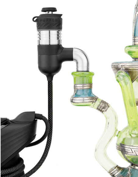 Puffco Peak Pro Link adaptador para bong de vidro — acessório oficial Puffco
