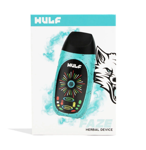 Wulf Mods Faze Vaporizador Portátil Dry Herb LED Interativo Preto — Puff Suite Brasil