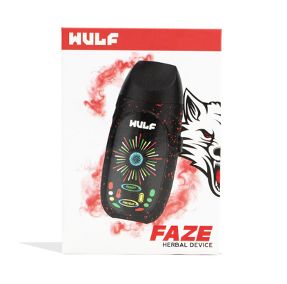 Wulf Mods Faze Vaporizador Portátil Dry Herb LED Interativo Preto — Puff Suite Brasil