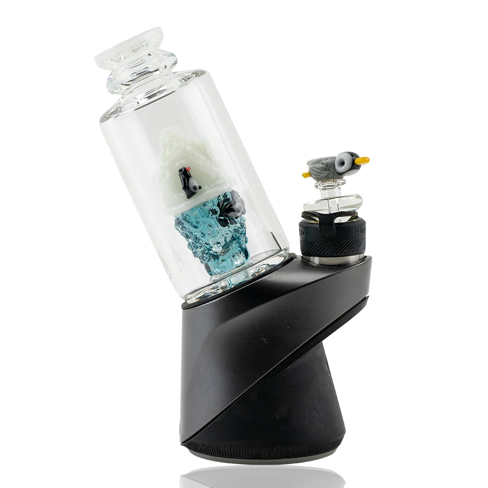 Puffco Peak Attachment - Avenge the Arctic — Vidro Handcrafted com UV Reactive + Glow in the Dark