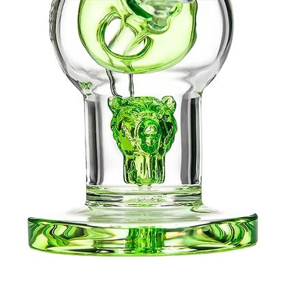 The Sphere Bong Vidro Borossilicato Design Esférico Verde Premium com Acessórios — Puff Suite Brasil