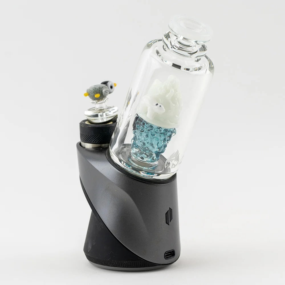 Puffco Peak Attachment - Avenge the Arctic — Vidro Handcrafted com UV Reactive + Glow in the Dark