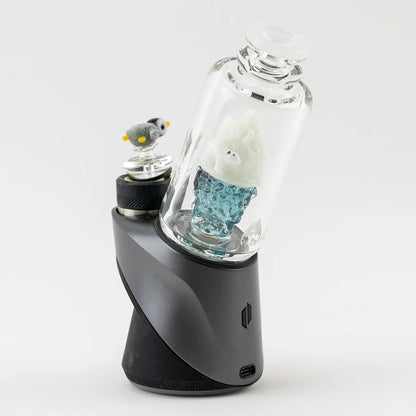 Puffco Peak Attachment - Avenge the Arctic — Vidro Handcrafted com UV Reactive + Glow in the Dark