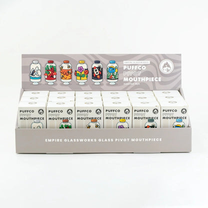 Wholesale Case - Puffco Pivot Figurine Mouthpieces (18pcs com POP Display)