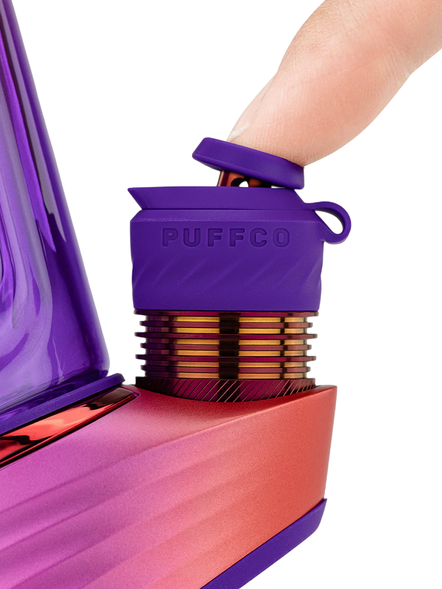 Puffco Peak Pro 3DXL Plasma E-Rig Edição Limitada Violeta e Âmbar — Puff Suite Brasil