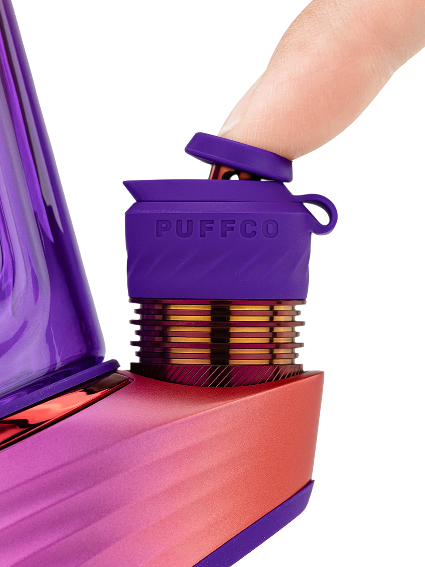 Puffco Peak Pro 3DXL Plasma E-Rig Edição Limitada Violeta e Âmbar — Puff Suite Brasil