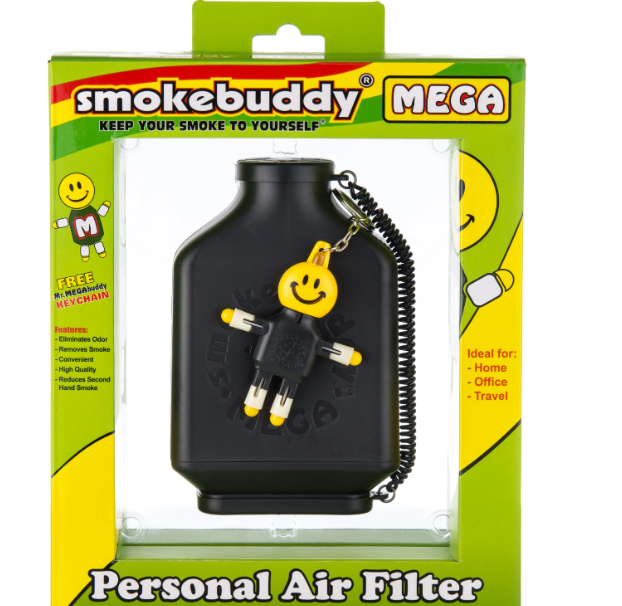 Smokebuddy MEGA — Filtro de Ar Pessoal | Elimina Fumaça e Odor