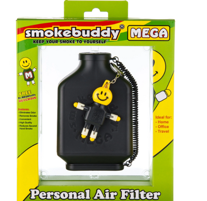 Smokebuddy MEGA — Filtro de Ar Pessoal | Elimina Fumaça e Odor