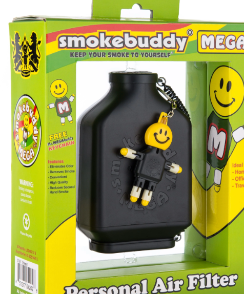 Smokebuddy MEGA — Filtro de Ar Pessoal | Elimina Fumaça e Odor