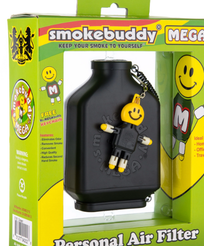 Smokebuddy MEGA — Filtro de Ar Pessoal | Elimina Fumaça e Odor