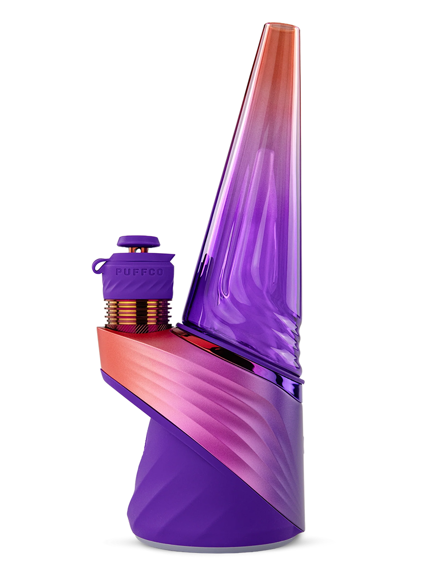 Puffco Peak Pro 3DXL Plasma E-Rig Edição Limitada Violeta e Âmbar — Puff Suite Brasil