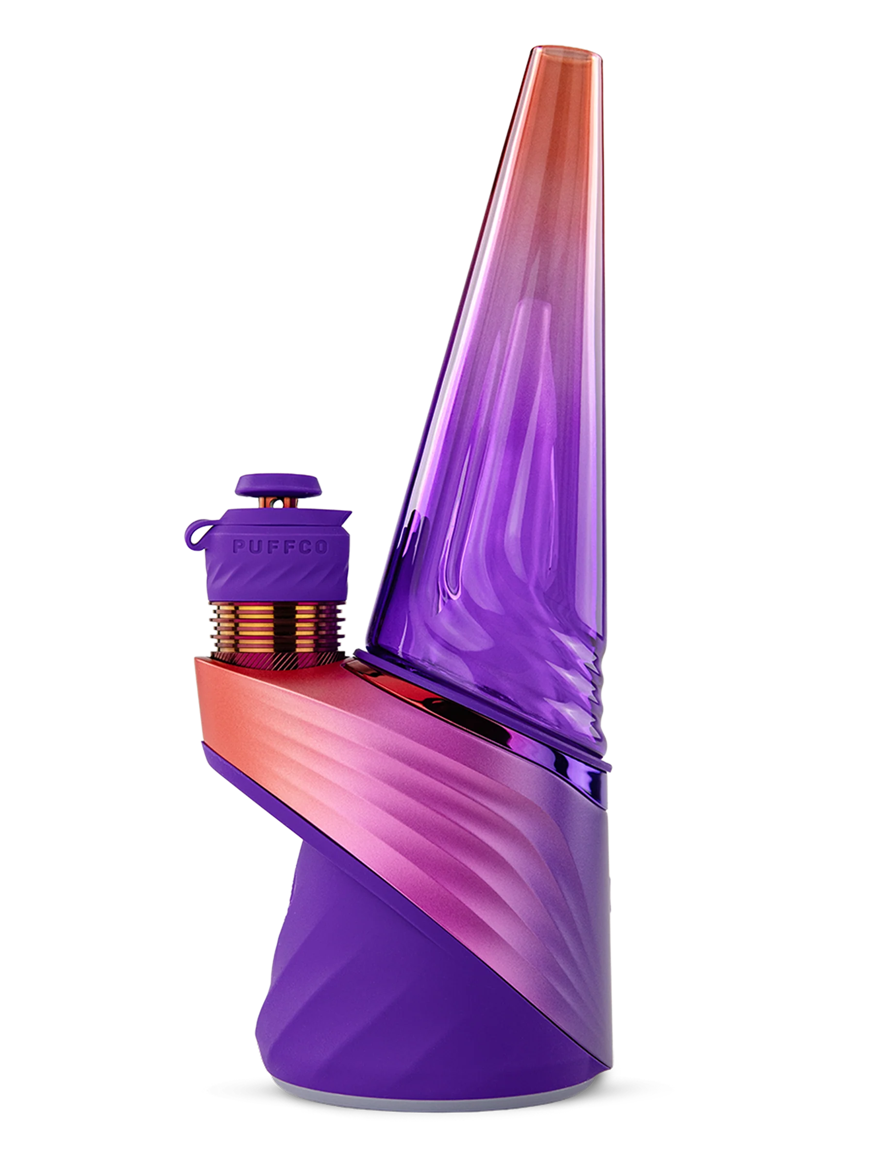 Puffco Peak Pro 3DXL Plasma E-Rig Edição Limitada Violeta e Âmbar — Puff Suite Brasil