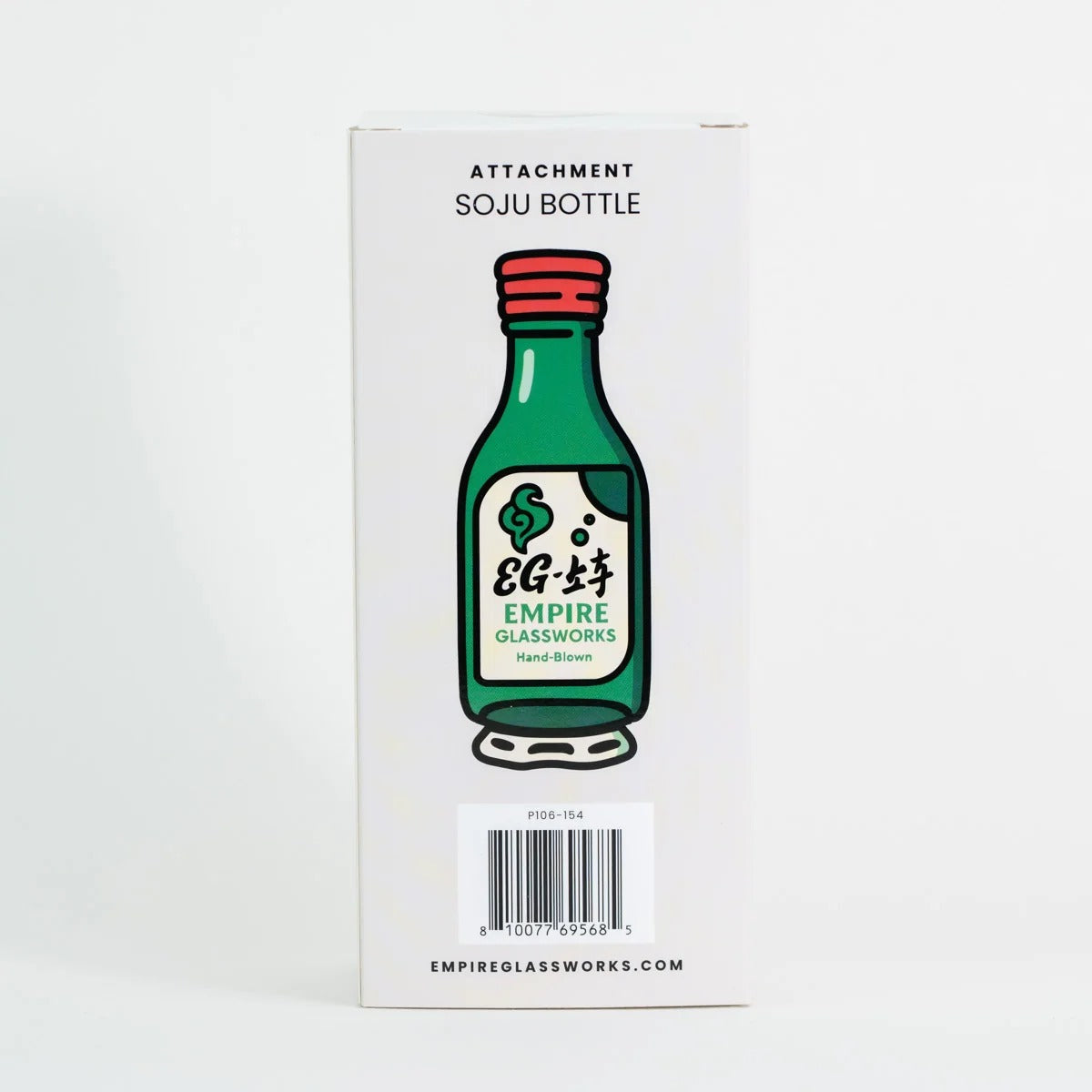 Puffco Peak Attachment - Soju Bottle — Vidro Artístico com Design Único