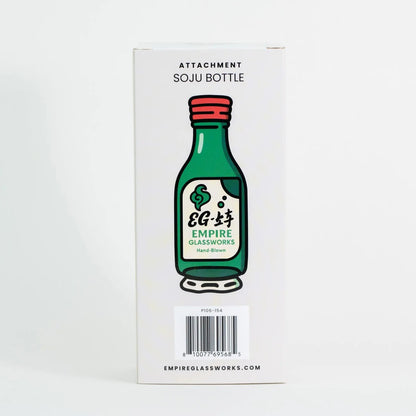 Puffco Peak Attachment - Soju Bottle — Vidro Artístico com Design Único