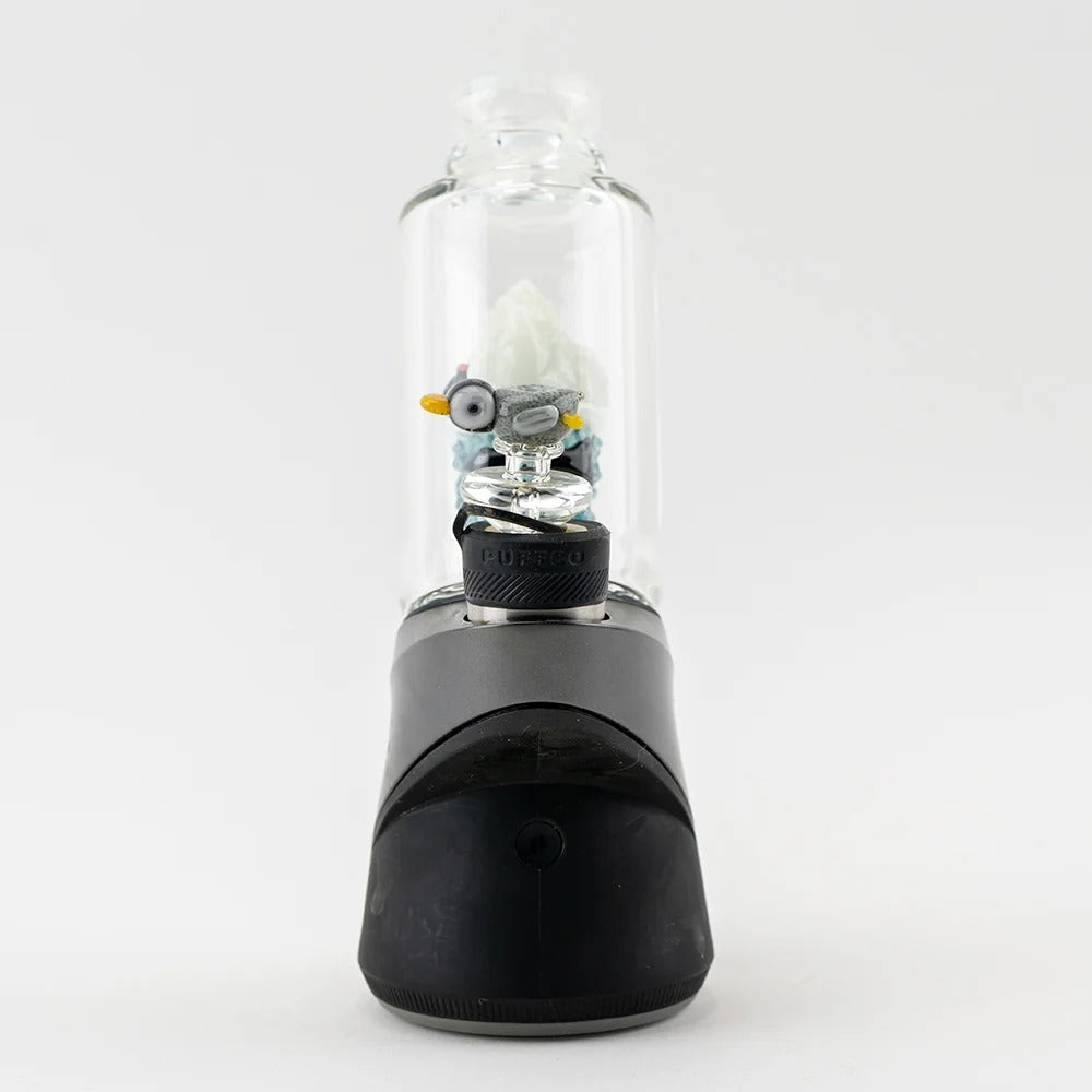 Puffco Peak Attachment - Avenge the Arctic — Vidro Handcrafted com UV Reactive + Glow in the Dark