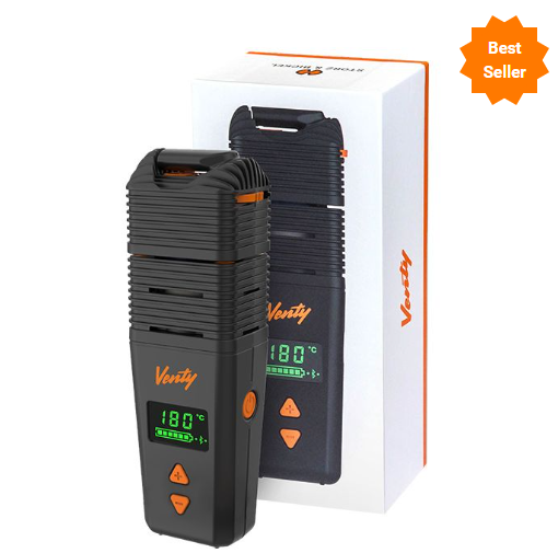 VENTY Vaporizer Vaporizador Portátil Premium Preto com Display LED — Puff Suite Brasil