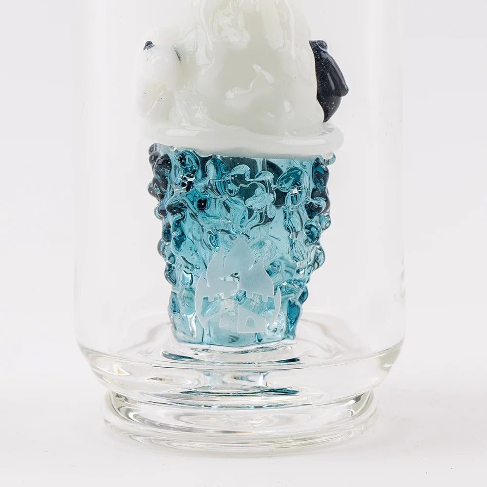 Puffco Peak Attachment - Avenge the Arctic — Vidro Handcrafted com UV Reactive + Glow in the Dark
