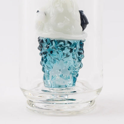 Puffco Peak Attachment - Avenge the Arctic — Vidro Handcrafted com UV Reactive + Glow in the Dark