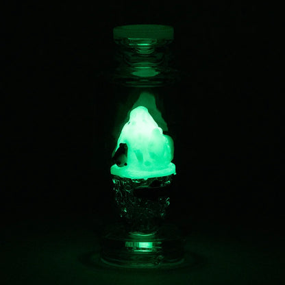 Puffco Peak Attachment - Avenge the Arctic — Vidro Handcrafted com UV Reactive + Glow in the Dark